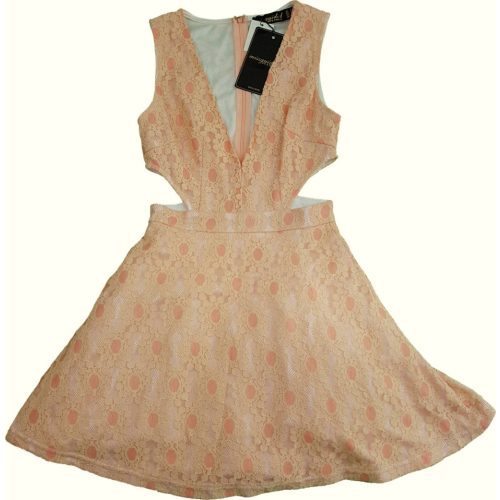 Missguided barackszínű női ruha - 36 (ÚJ)