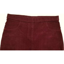 Bordó mikrokord nadrág (158-164)