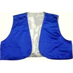 Kék-ezüst jelmez mellény - 164-176
