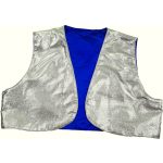 Kék-ezüst jelmez mellény - 164-176