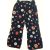 Virágmintás, bélelt sötétkék nadrág (104)