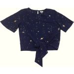 Csillagos sötétkék blúz (158)