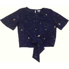 Csillagos sötétkék blúz (158)