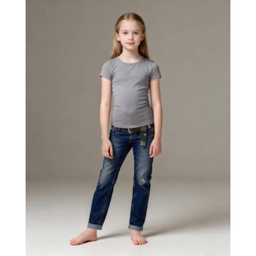 Next kislány farmernadrág - 128 (ÚJ)