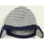 Fejhallgatós szürke sapka (62)