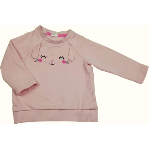 H&M nyuszis kislány pulóver - 74