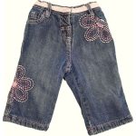 Hímzett, bélelt farmernadrág (68)