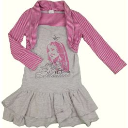 Szürke-pink Hannah Montana ruha (104-110)