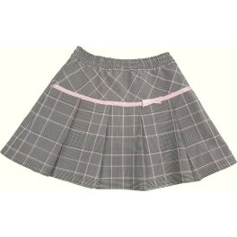 Szürke kockás alkalmi szoknya (92)