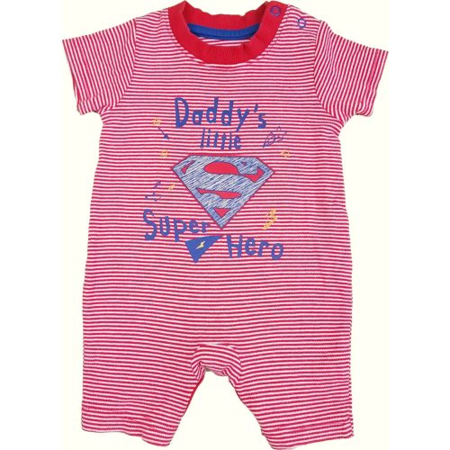 Superbaby piros csíkos napozó (56-62)