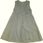 Világoskék Next farmerruha (110)