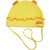 Fodros citromsárga sapka (56-62)