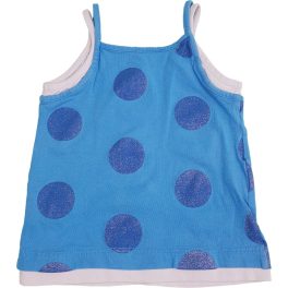 Pöttyös türkizkék felső (86-92)