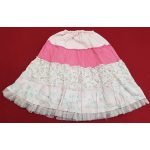 Virágmintás rózsaszín szoknya (116)