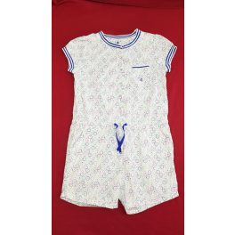 Petit Bateau mintás lányka playsuit - 152