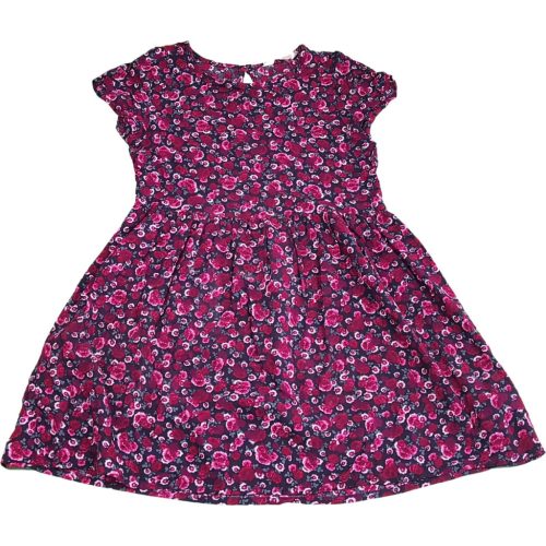 Rózsás fekete H&M ruha (146)