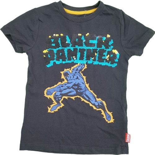 M&S Fekete Párduc fiú póló - 98