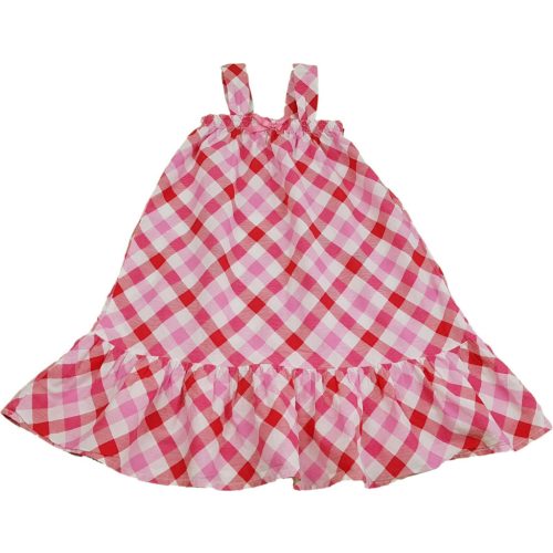 Rózsaszín kockás H&M ruha (110)