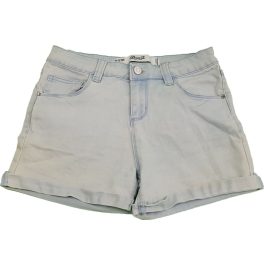Rugalmas halványkék farmershort (152)