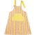 Csíkos sárga kantáros szoknya (128-134)