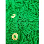 Zöld kötött kardigán (68-74)