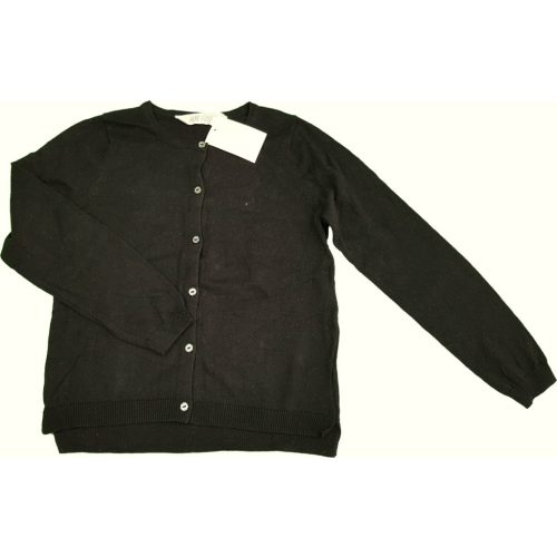 H&M fekete kislány kardigán - 122-128 (ÚJ)