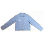 Világoskék kordkabát (146-152)