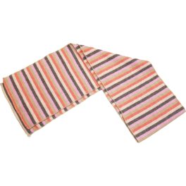 Rózsaszín-bézs csíkos sál (110-122)