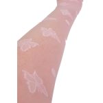 Rózsaszín, pillangós harisnya (128-140)