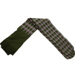 Kockás sötétzöld harisnya (110-116)