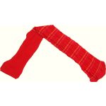 Csíkos piros-narancs nylonharisnya (128-134)