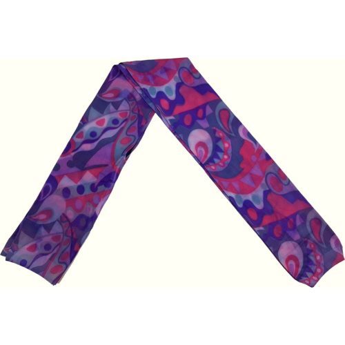 Lila mintás lányka leggings - 158-170