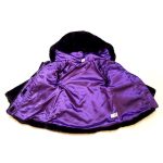 Csinos, fekete szőrmekabát (98)