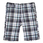 Szürke kockás rövidnadrág (122)