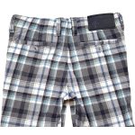 Szürke kockás rövidnadrág (122)
