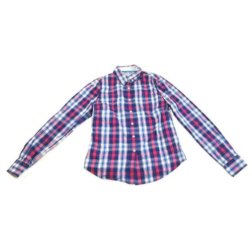 Lila-pink kockás női ing - 40
