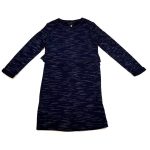 Melírozott sötétkék ruha (152-158)