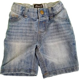 Koptatott Denim rövidnadrág (80)
