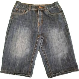 Koptatott farmer rövidnadrág (158)