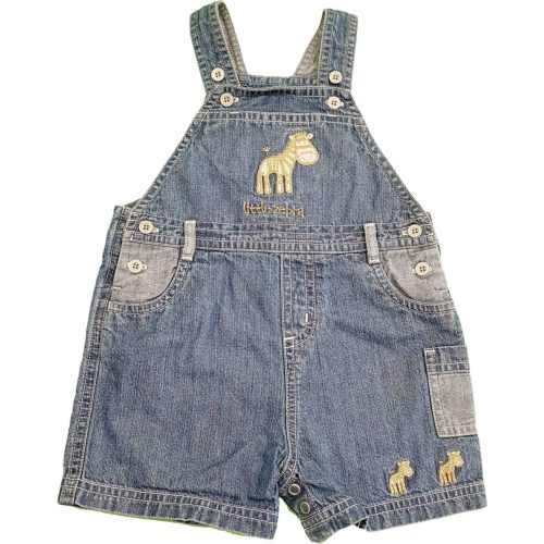 Zebrás kantáros farmershort (68)