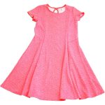 Párducmintás neonpink ruha (158)