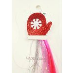 Kesztyűs csat pink póthajjal (ÚJ)