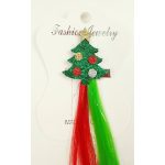 Karácsonyfás csat póthajjal (ÚJ)