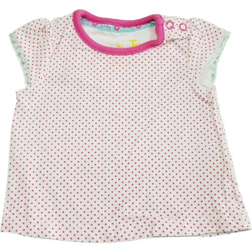 Pink pöttyös fehér felső (56)