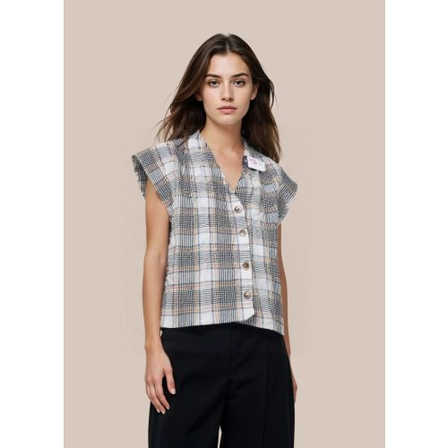 Primark kockás női blúz - 34 (ÚJ)