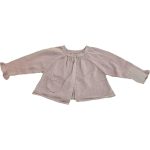 Csinos világosbarna kardigán (68)