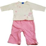 Virágos felső rózsaszín nadrággal (68)