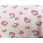 Párducmintás rózsaszín pulóver (98)