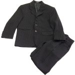 Csíkos fekete zakó nadrággal (98)