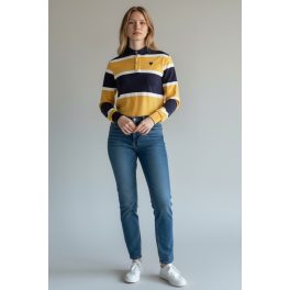 New Look csíkos női crop felső - XS